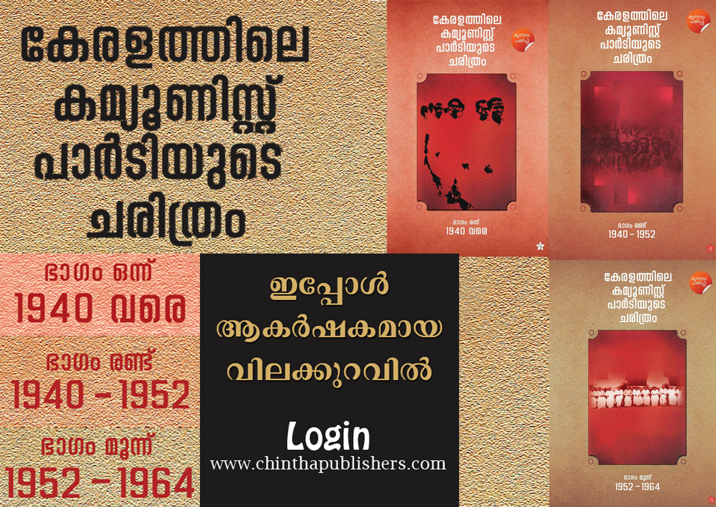 കേരളത്തിലെ കമ്മ്യൂണിസ്റ്റ് പാർട്ടിയുടെ ചരിത്രം 1 2 3